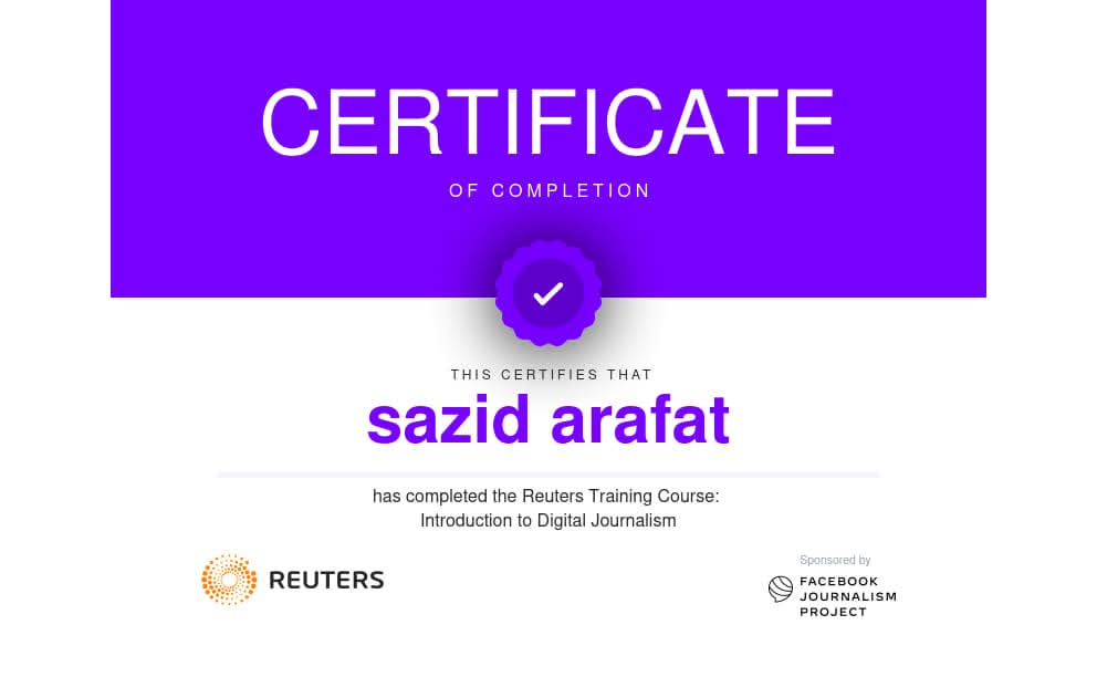 Certificate 3