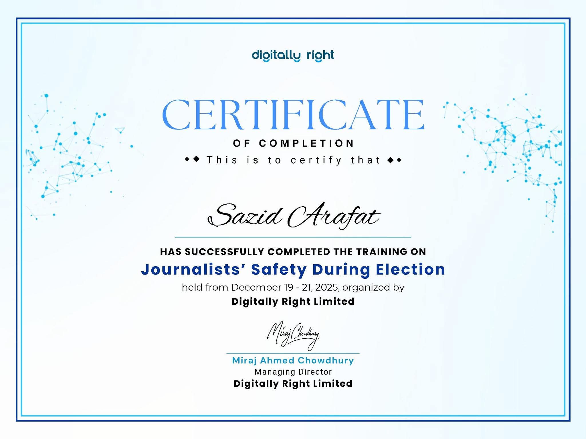 Certificate 5